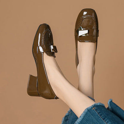 2025 nuevos zapatos de punta cuadrada