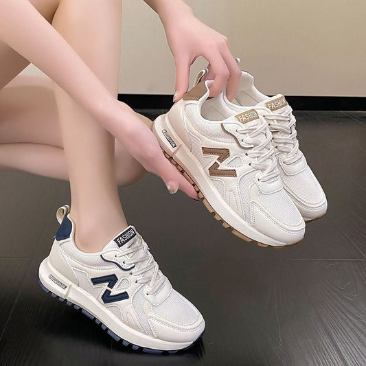 Zapatillas blancas ligeras para correr