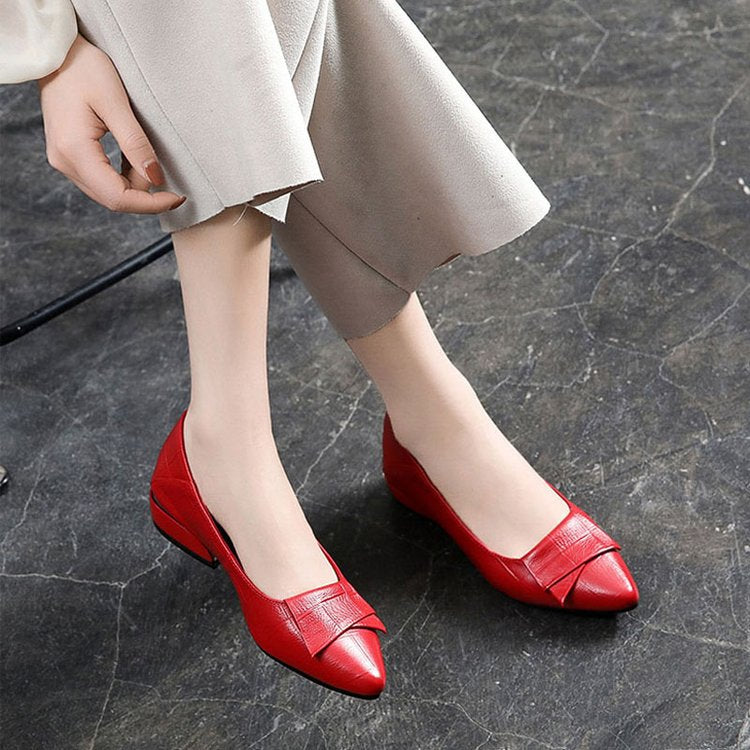 Zapatos de mujer de talón corto 2025