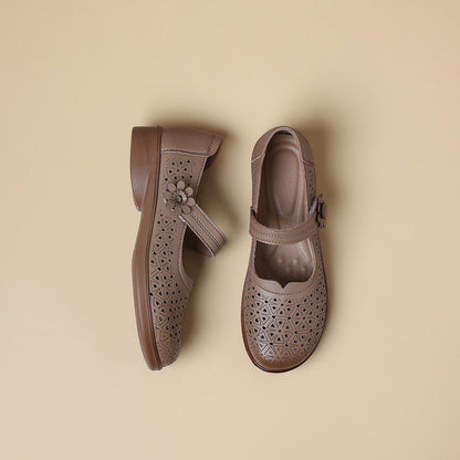 Sandalias de verano con diseño calado, transpirables y antideslizantes