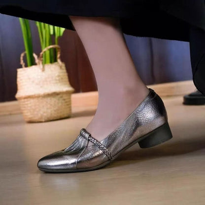 Zapatos casuales de punta afilada con suela suave