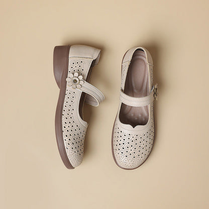 Sandalias de verano con diseño calado, transpirables y antideslizantes