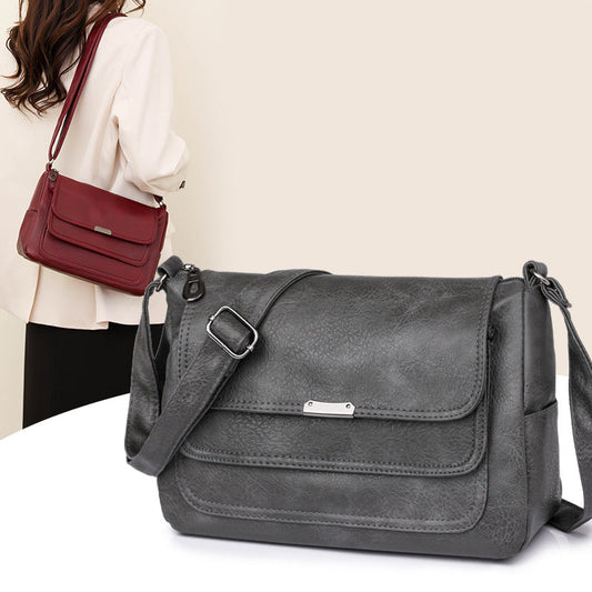 Bolso bandolera de piel suave de alta calidad