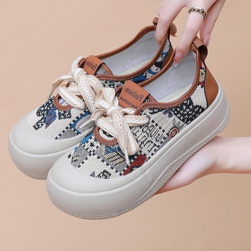 Zapatos casuales de plataforma para mujer